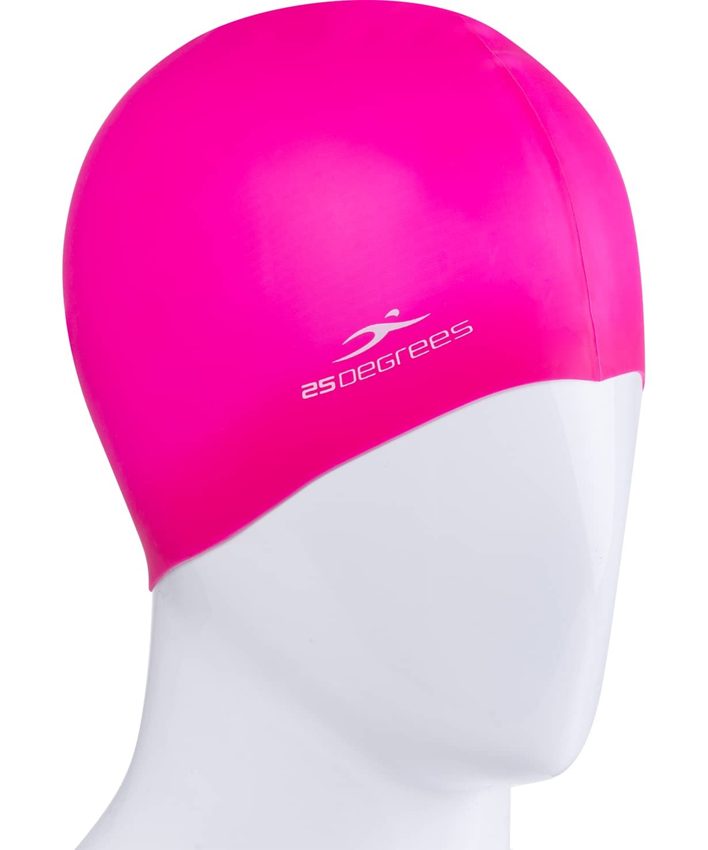 Шапочка для плавания Nuance Pink, силикон, подростковый