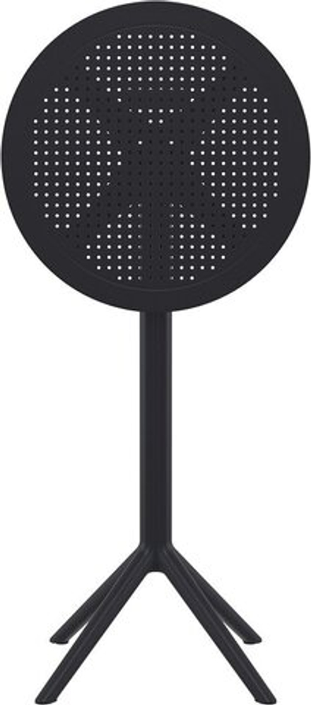 Стол пластиковый барный складной Siesta Contract Sky Folding Bar Table 60, черный
