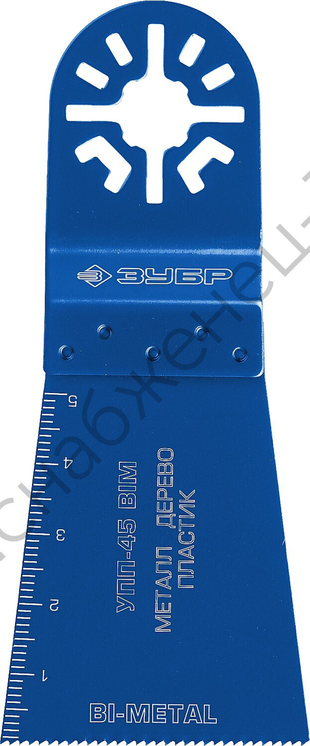 ЗУБР УПП-45 BIM UniLock, 55 x 50 мм, OIS-хвост., удлинённая, Насадка универсальная прямая пильная, Профессионал (15561-45)