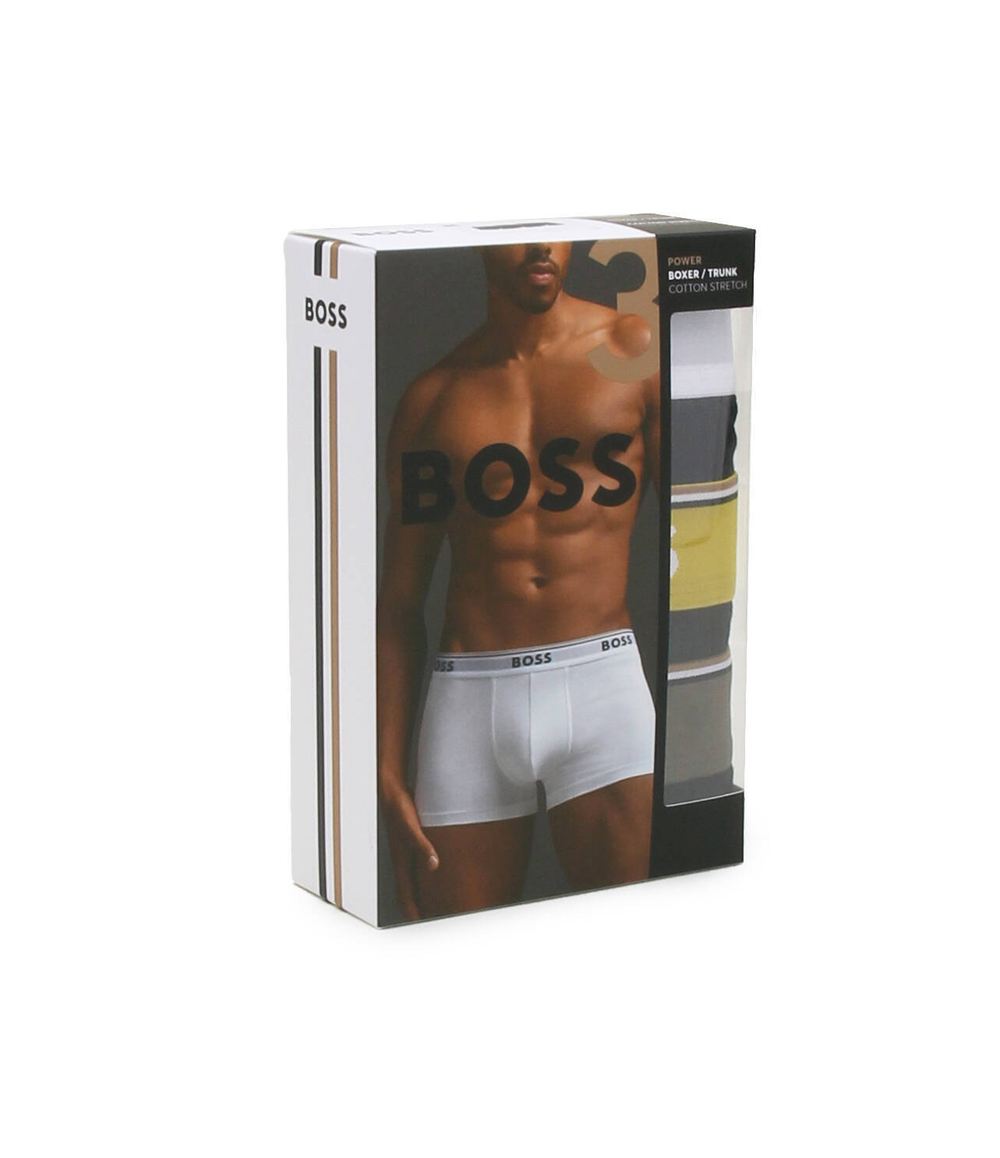 Трусики-боксеры 3шт. Power BOSS BLACK - черный(50499420)