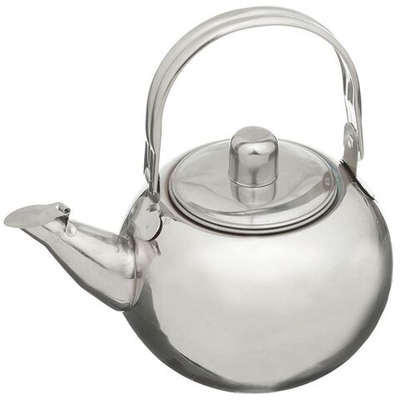 Чайник заварочный нерж, 0.8 л, с ситечком, подар уп, AST-002-ЧС-08