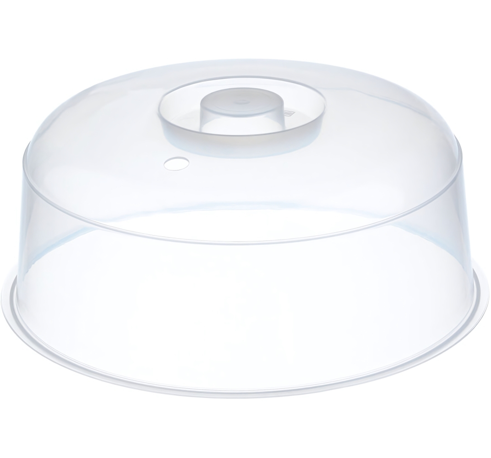 Крышка для разогрева пищевых продуктов в СВЧ-печи D245мм Прозрачный М1415