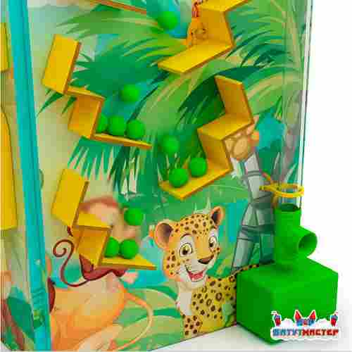 Детская интерактивная стена «Дикая тропа», 1,2×1,2×1,8 м