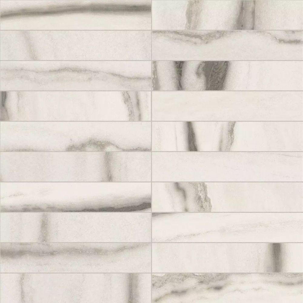 Мозаика Prexious REX White Fantasy Mosaico 3X15 Matte