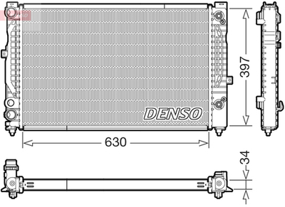 DENSO - DRM32056-DES - Radiator, engine cooling