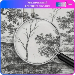 Фотообои на стену Деревья 400х270 см Luxury Walls AM38704