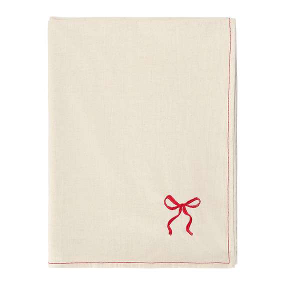 Скатерть fancy bows бежевого цвета из коллекции essential, 180х240 см