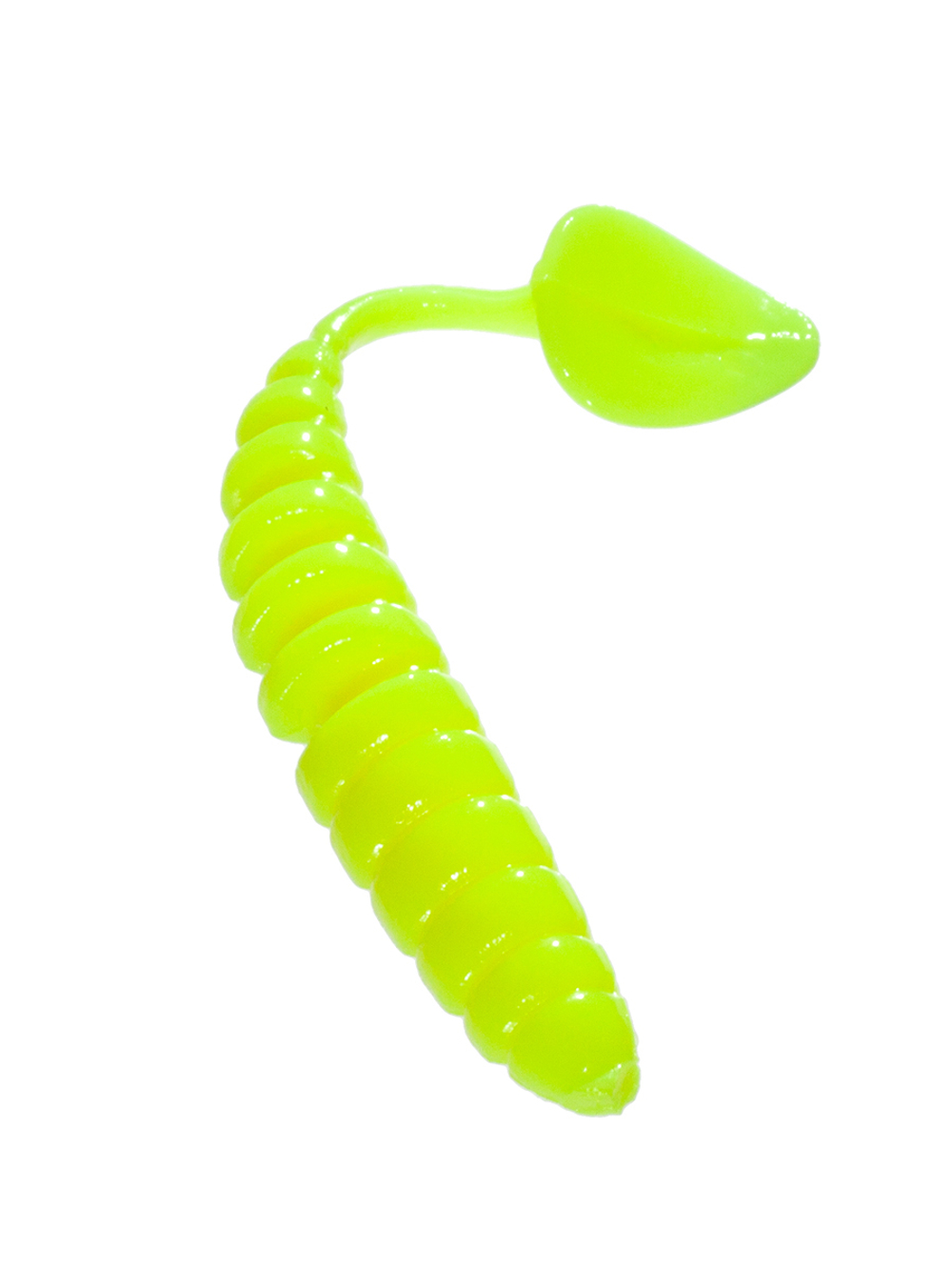 Приманка ZUB-SHAD  50мм(2")-10шт, (цвет 301) желтый