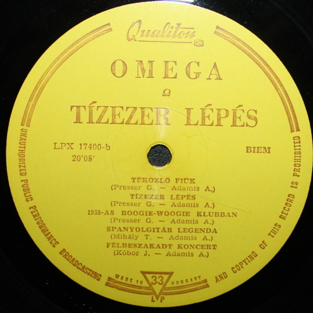 Omega / 10000 L?p?s (LP)