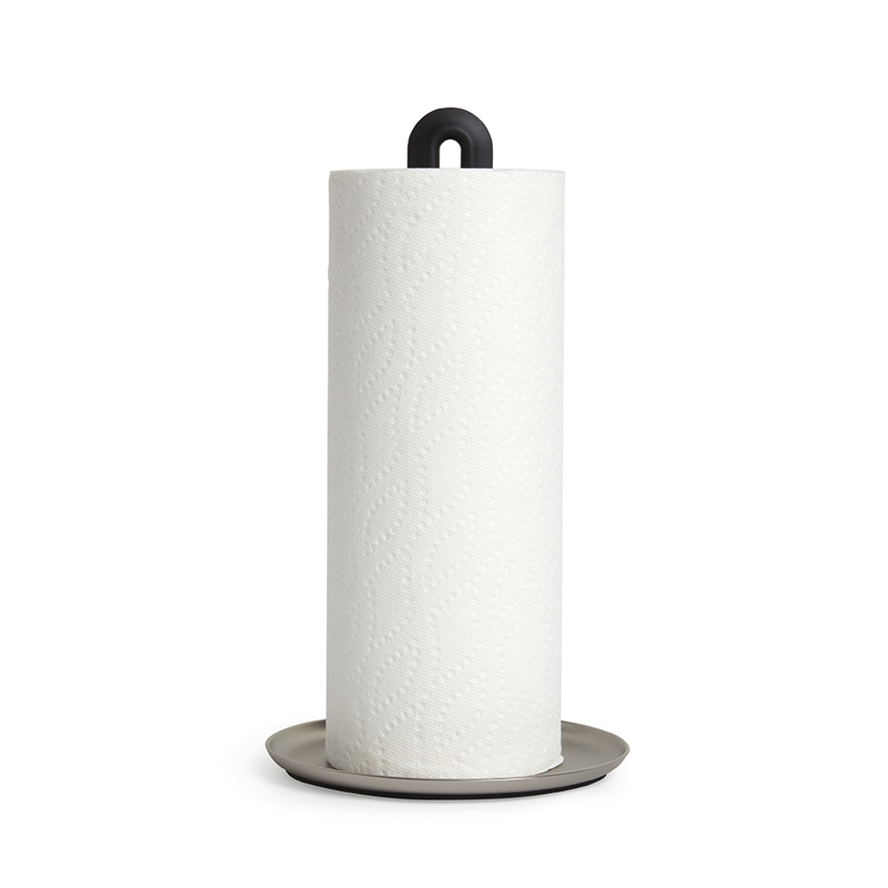 Держатель для бумажных полотенец keyhole, черный