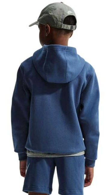 Кофта для мальчика теннисная Nike Kids Sportswear Club Fleece - mystic navy/white