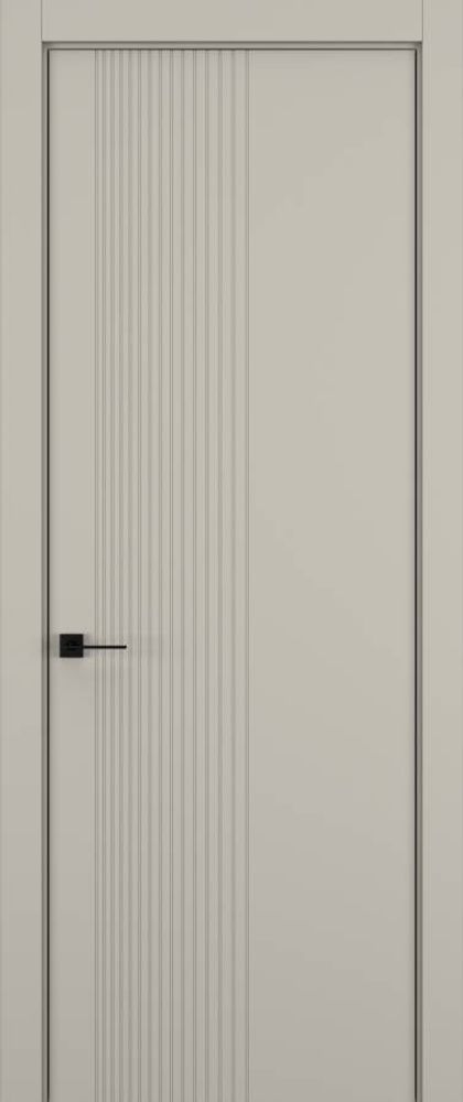 Дверь 7 VERTICAL Матовый Серый шелк