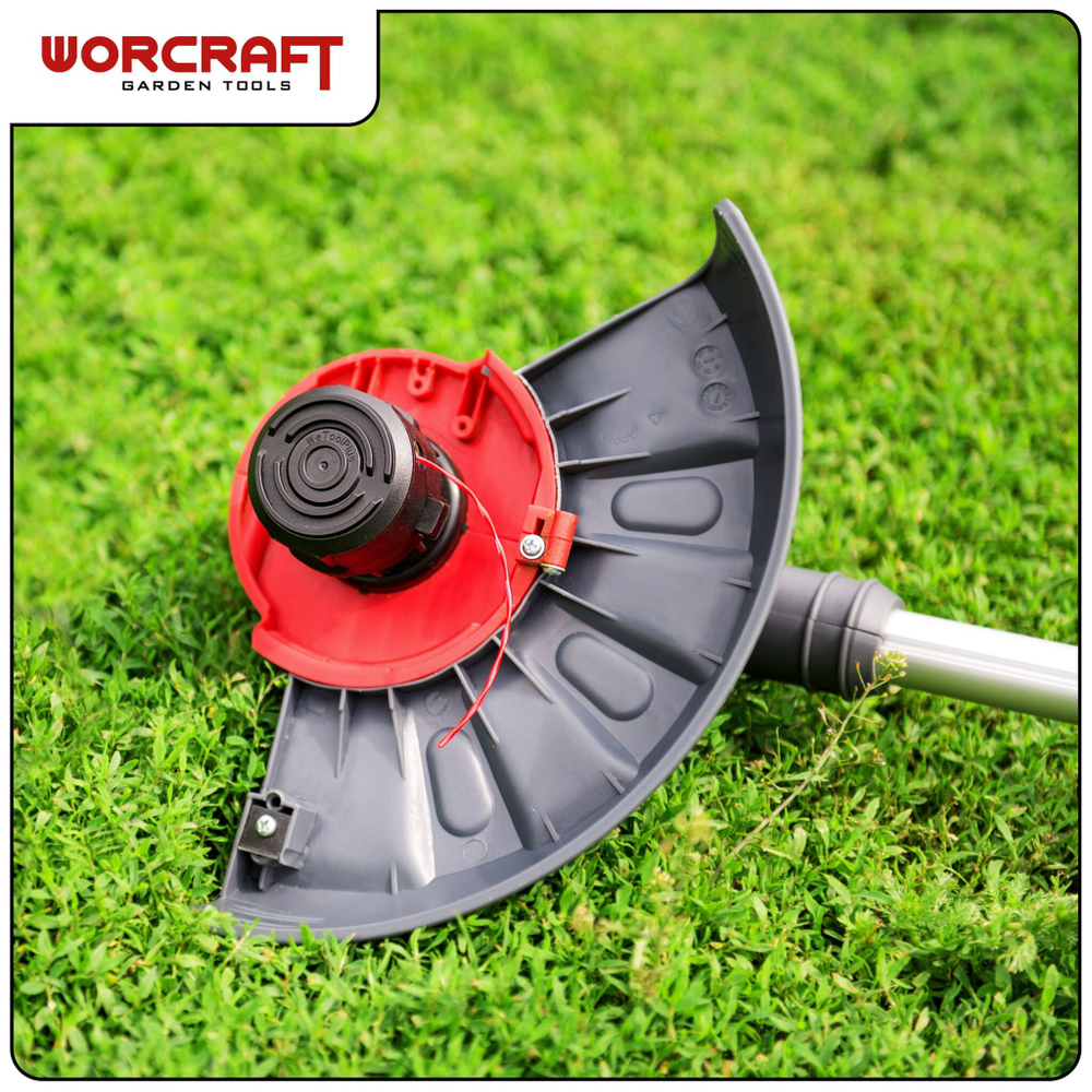 WORCRAFT Леска для садового триммера 1,9 мм х 3 м витая. 5 штук