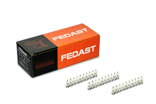 Гвозди для металла и непрочного бетона тип CN (2,7*16 мм винтовые, 1000 шт/уп) FEDAST