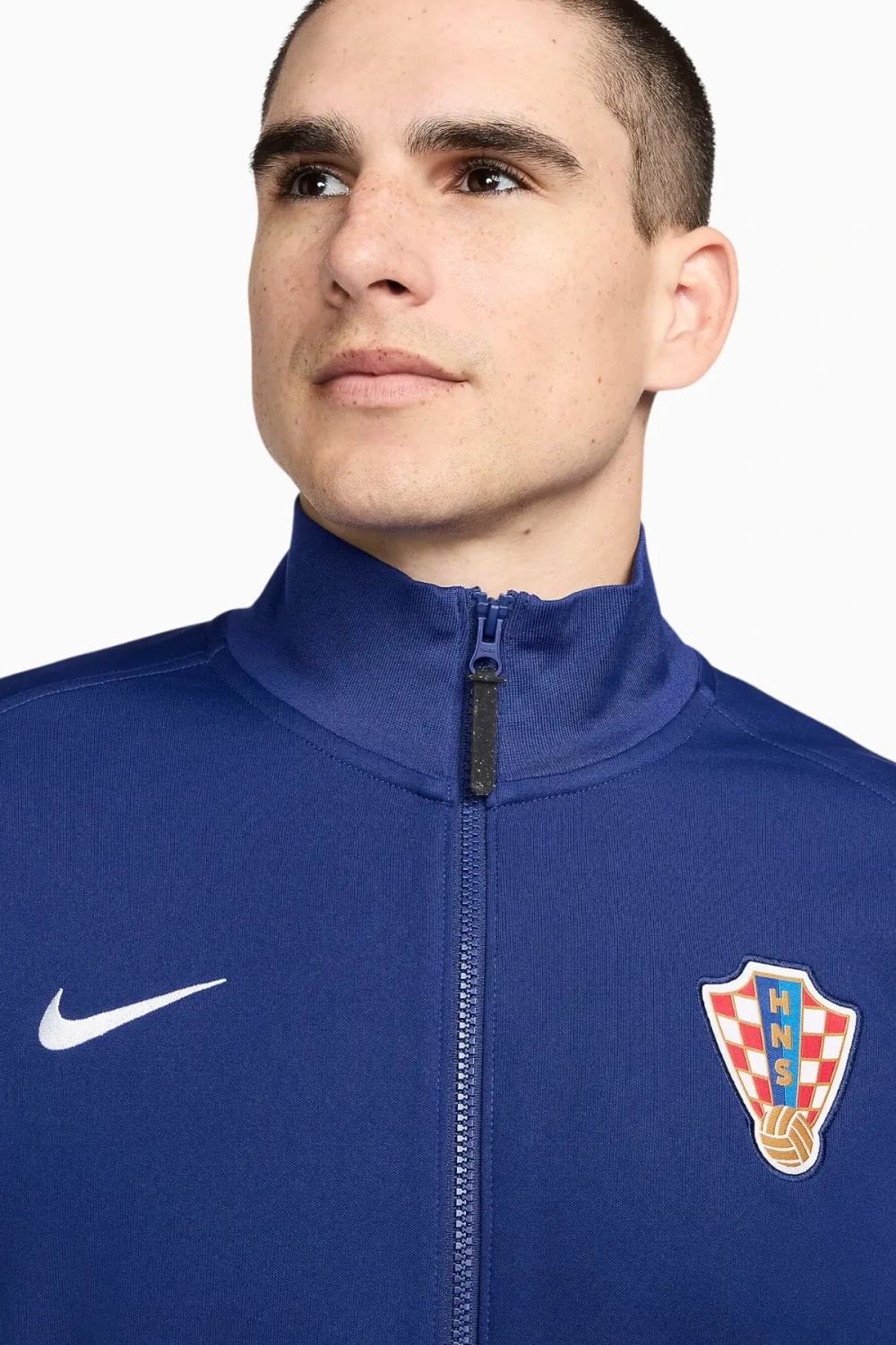 Кофта Nike Croatia 2024 Anthem - темно-синий