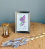 Фоторамка 10х15 см, желтая охра, фактура металл, арт. 1015.747812