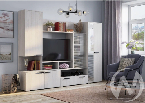 Гостиная Денди ГС-02 (ясень белый)
