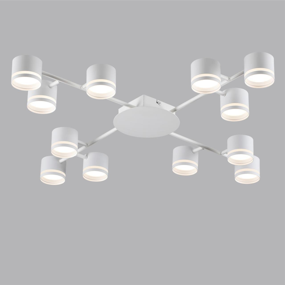 8235/12C COMFI LN25 200 белый, металл Люстра потолочная LED GX53 12*12W 220V GARETA