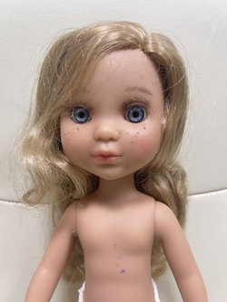 Уценка. Кукла для девочки виниловая 35см Ева без одежды