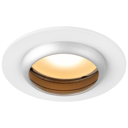 Светильник встраиваемый алюминиевый ЭРА KL109 WH под лампу MR16 GU5.3 белый матовый