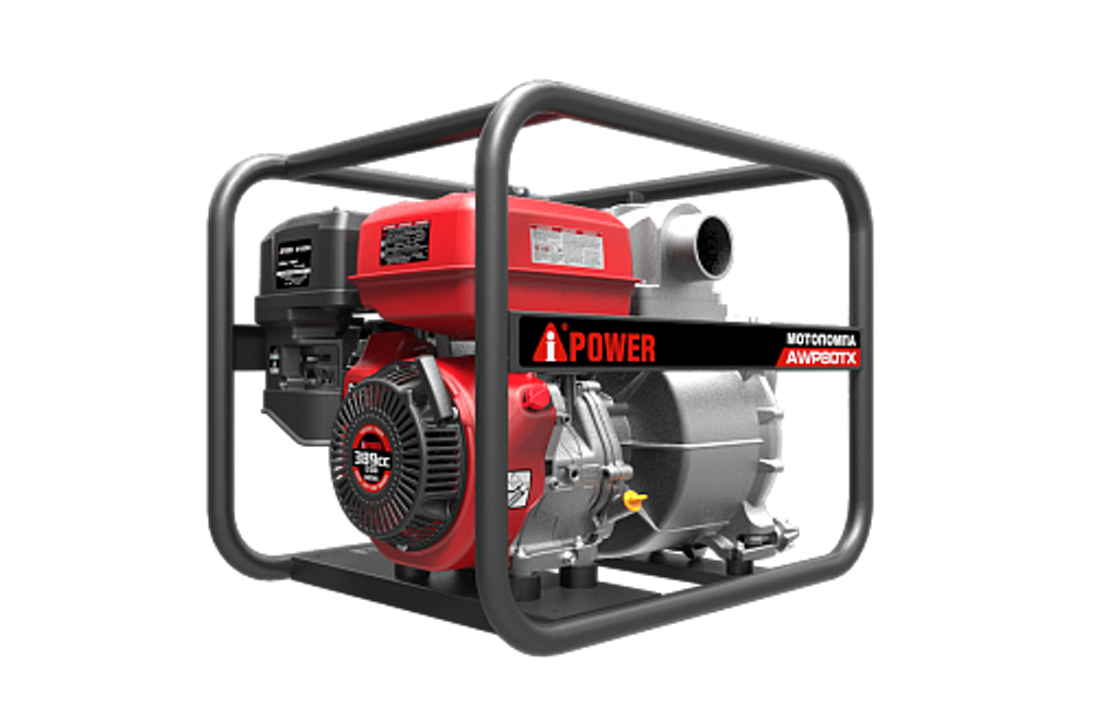 Мотопомпа A-iPower бензиновая для сильно загрязненной воды AWP80TX