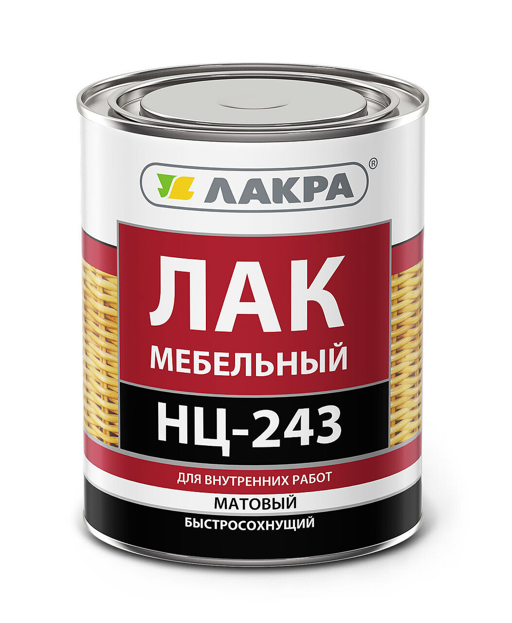 ЛАКРА Лак НЦ-243 0,7кг матовый (LAKRA)