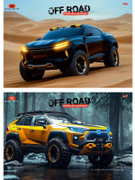 Альбом для рисования А4 12л. "Авто и природа-6" скрепка, 2 дизайна (Проф-Пресс)