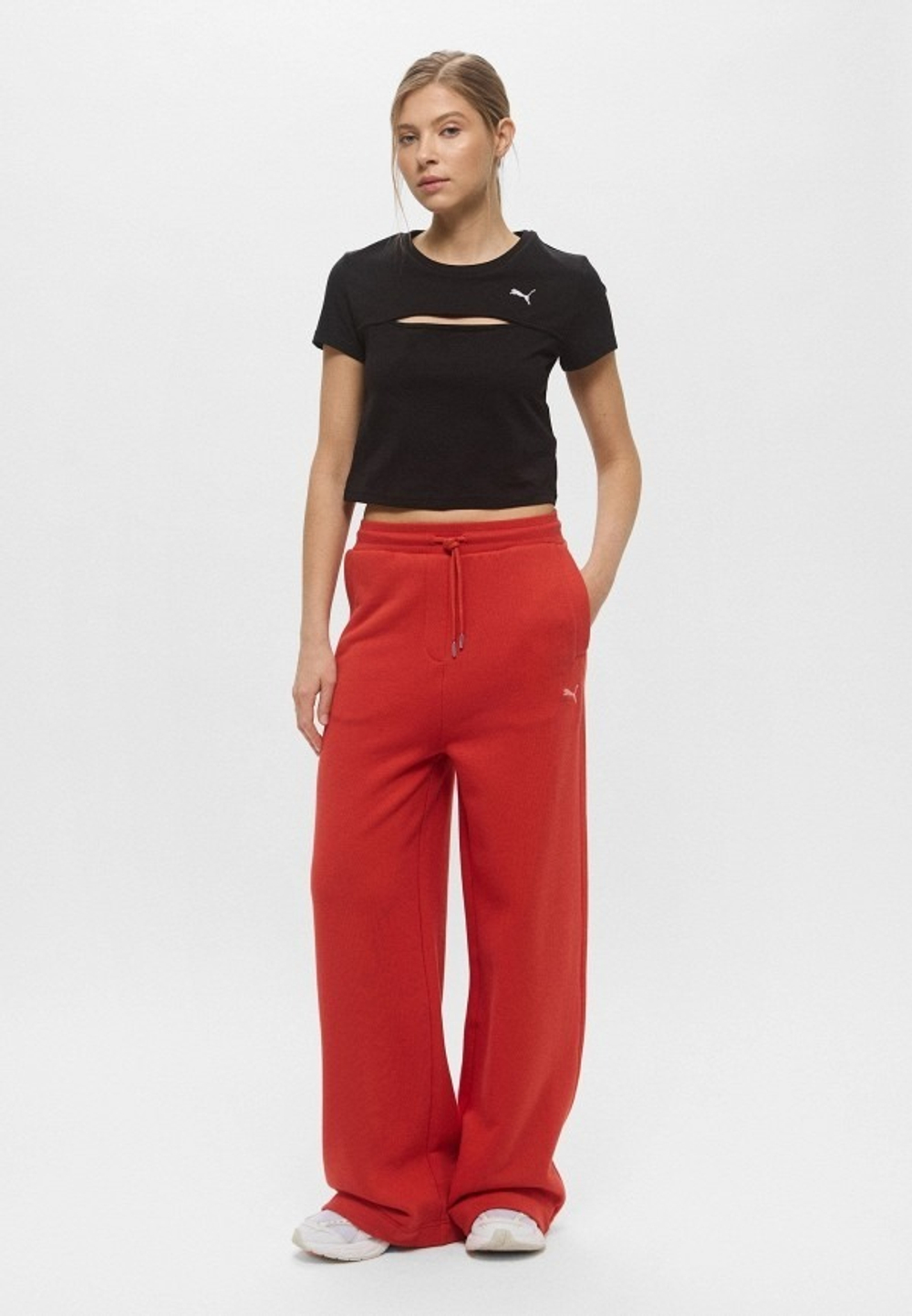 Брюки спортивные женские PUMA PREMIUM ESS Relaxed Sweatpants op