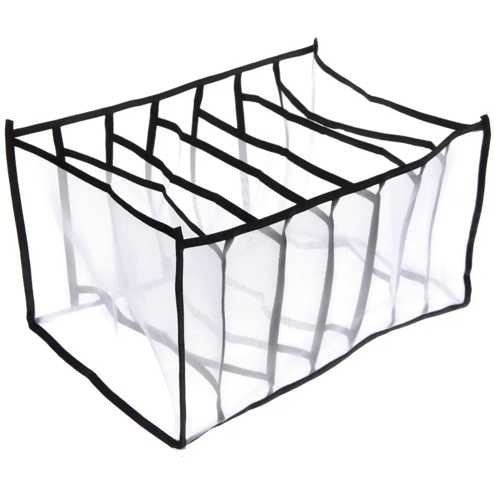 Органайзер - чехол для хранения вещей «ИДЕЯДОМА», цвет чёрный, 7 секций, 36*24*20см