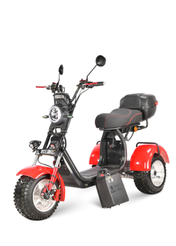 Электроскутер WHITE SIBERIA IKRA 5000W Red