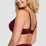 Бюстгальтер из мягкого микроволокна с уплотненными формованными чашками (Размер: 90A) (Цвет: молочный)