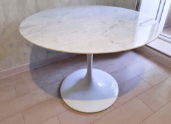 Стол обеденный белый Tulip Marble