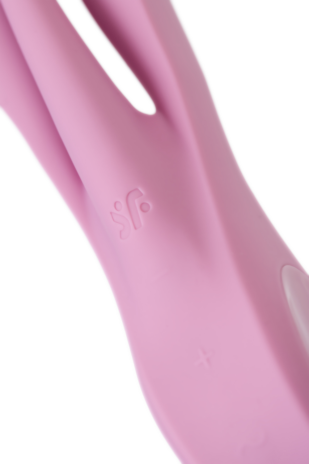 Вибростимулятор Satisfyer Threesome 1, силикон, розовый, 14 см