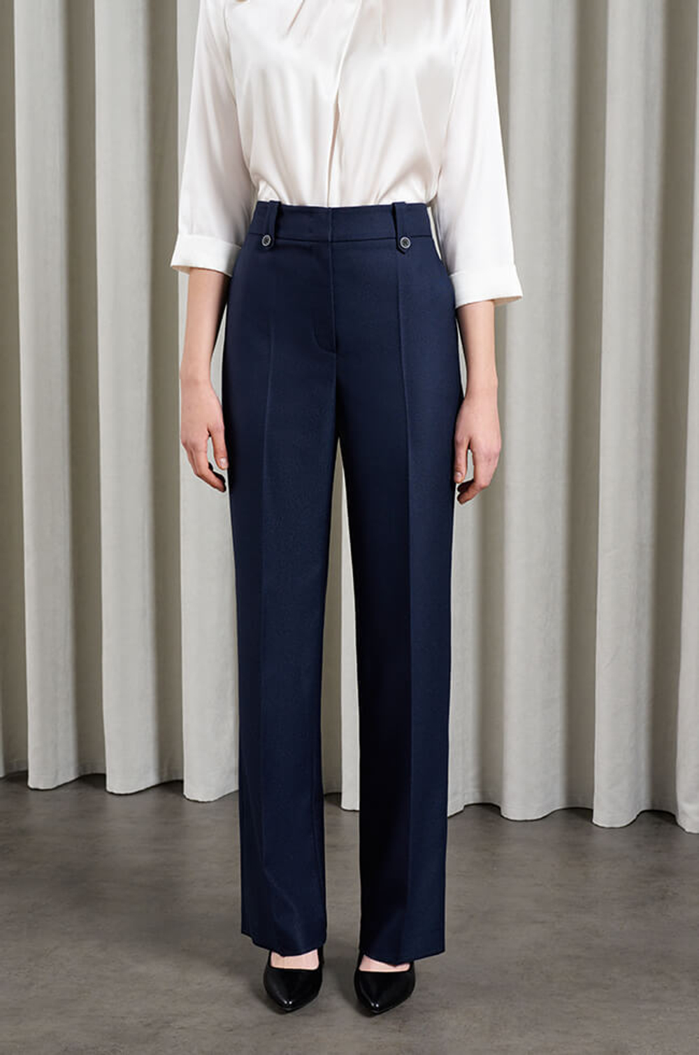 31007 Брюки женские (темно-синий)