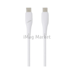Зарядный кабель Earldom EC-163C-C, USB-C - Type-C, 3A, 60W, 25 см, белый