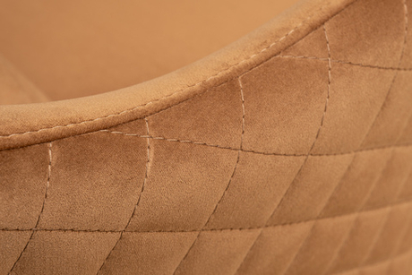 Кресло вращающееся велюровое 70х77х80см Garda Decor Verona коричневое