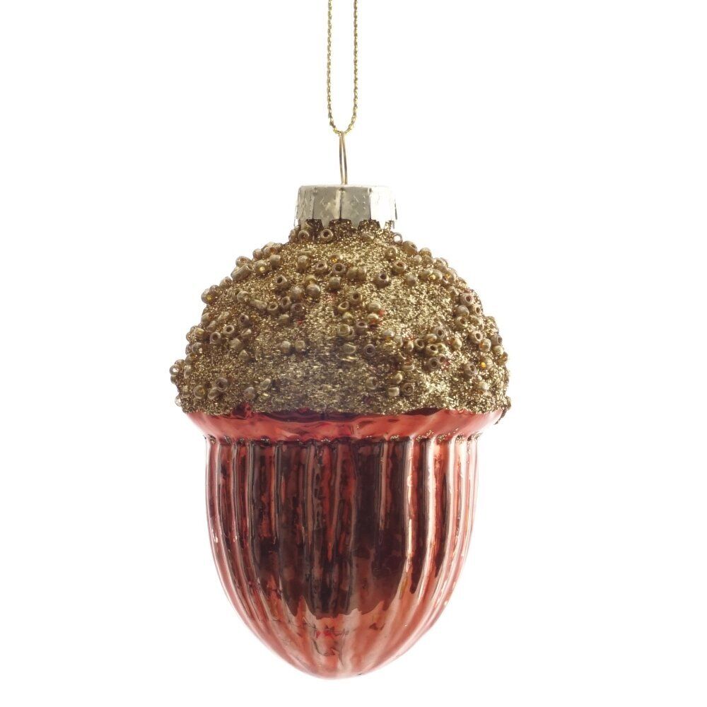 GAEM Украшение новогоднее "Желудь", L6 W6 H9 см, 4в.