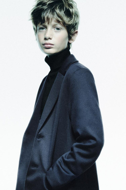 ZARA КОСТЮМНЫЙ БЛЕЙЗЕР ИЗ РЕЛЬЕФНОЙ ТКАНИ, СИНИЙ