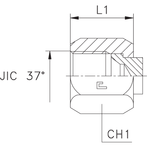 Заглушка VS JIC 1.7/8"