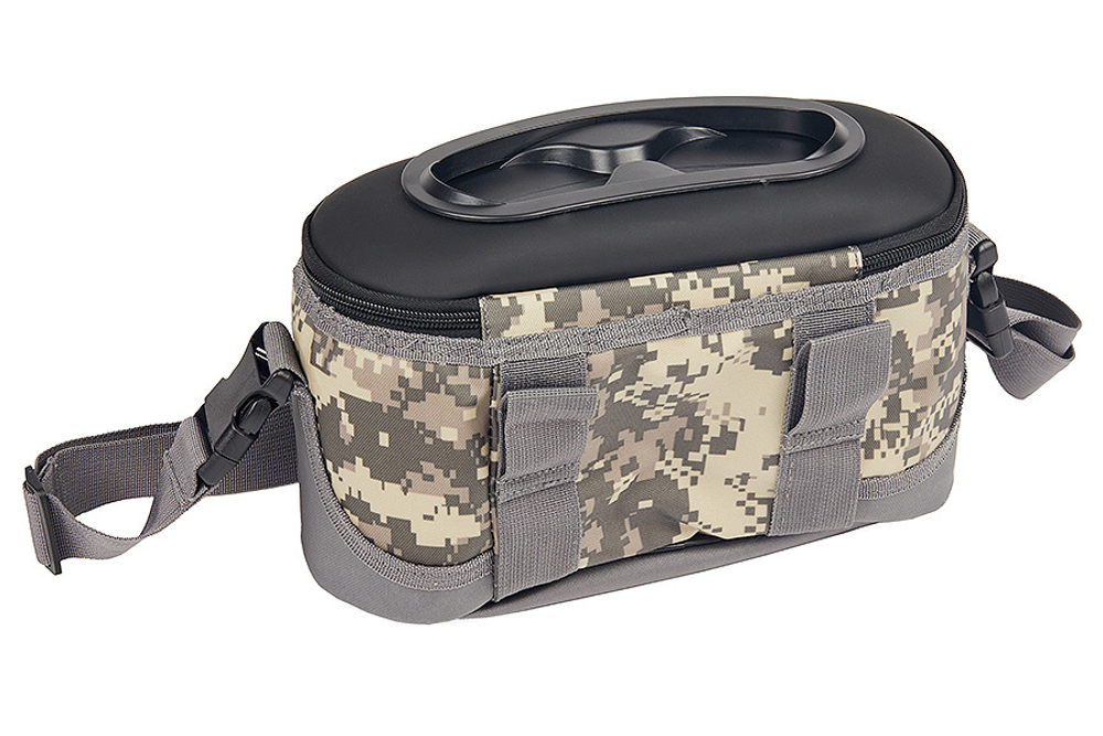 Кан рыболовный HIGASHI Live bait box 4.5L digital camo