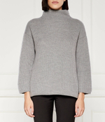 Хлопковый свитер Max Mara Leisure - серый(263661786)