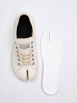 Кеды Maison Margiela Tabi Low Canvas White