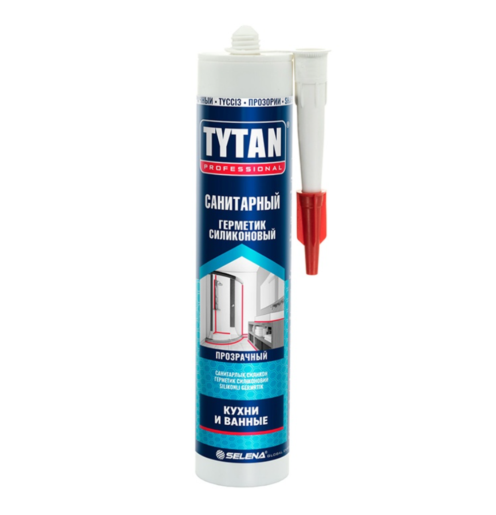 Герметик силиконовый Tytan санитарный бесцветный (0,28 л) 213043