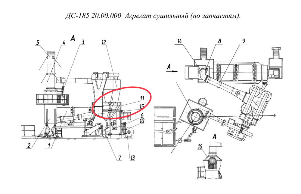 ДС117-2К 20.03.000 Блок циклонов
