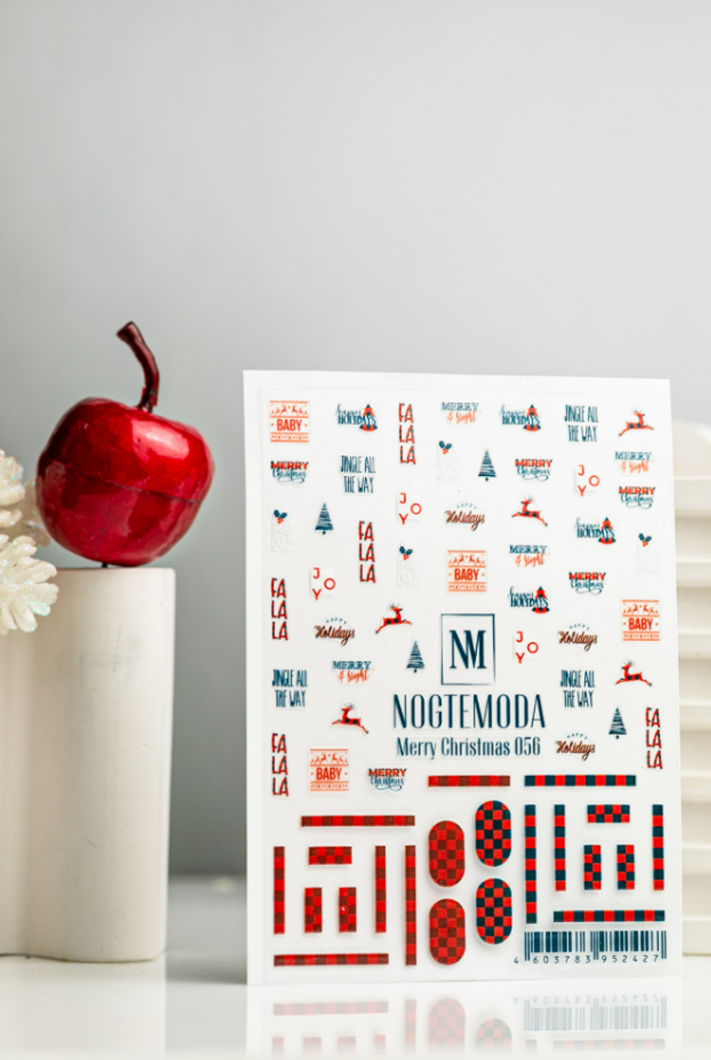 Nogtemoda Наклейки для ногтей Merry Christmas 056