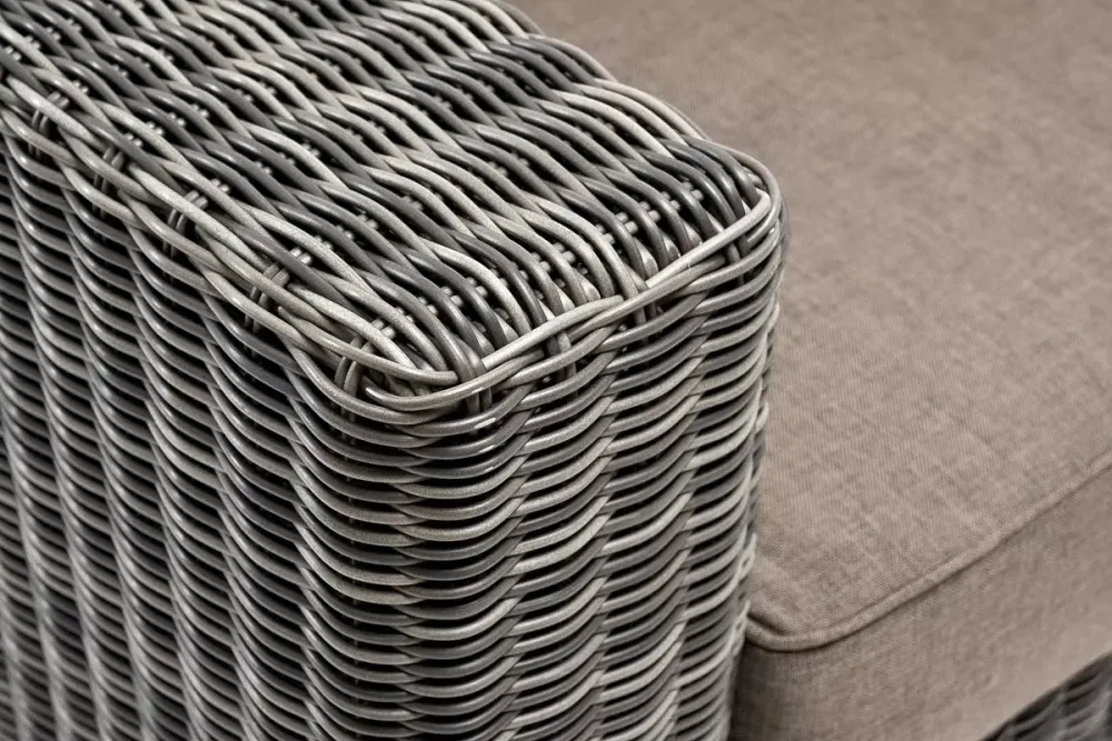 "Боно" лаунж-зона из искусственного ротанга, цвет графит