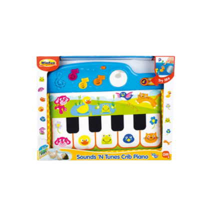 Пианино для кроватки WinFun со звуками и мелодиями