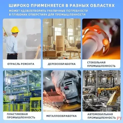 10 шт Тонкий строительный маркер для разметки с длинным наконечником / (черный, красный, зеленый, синий, белый