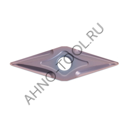 Пластина твердосплавная ISO VNMG160404-MFA APM20B AHNO по жаропроч. и нерж.стали, получистовая