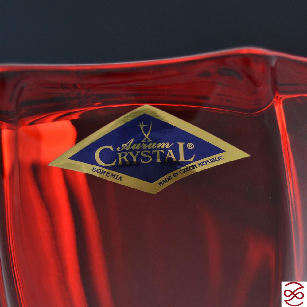 Фруктовница Aurum Crystal Plantica 33 см red